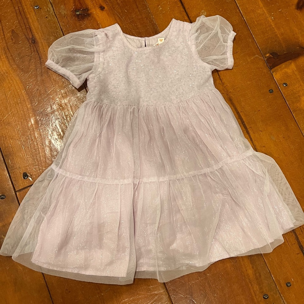 Lavender Sparkle Cat and Jack dress.